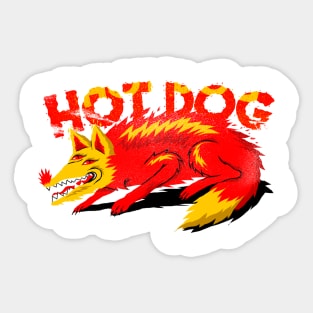 HOT DOG Sticker